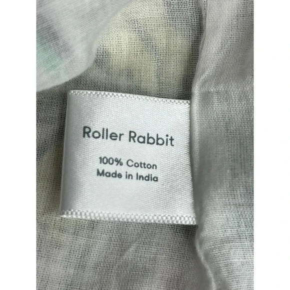 Roller Rabbit Jorales Bibianna wrap Dress size M knee length floral - Picture 10 of 10